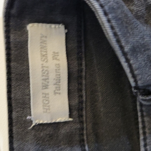 GUESS Tahiana Fit Distressed High Waist Skinny Faded Thin Jeans 25 - Picture 9 of 12